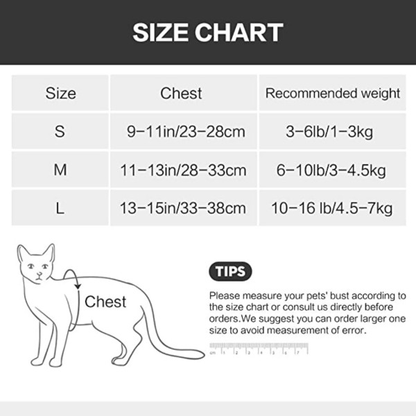 Crea CLEA- Pettorina per gatti ultra leggera e confortevole,con guinzaglio. Crea 15,00 €