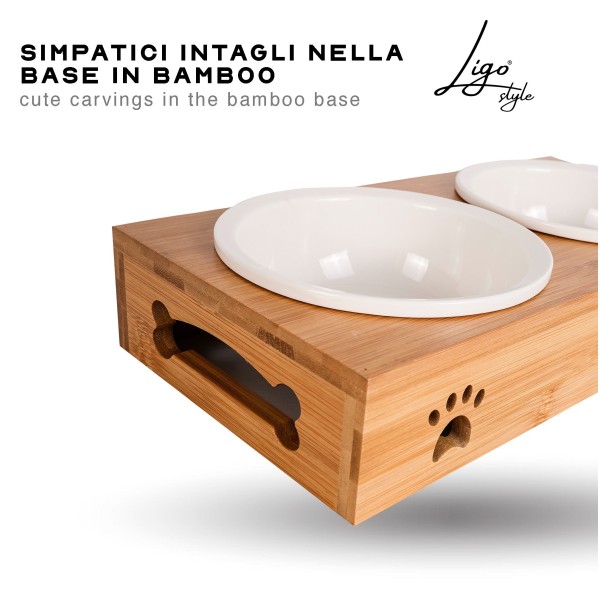 Ciotole In Ceramica Decorata E Bamboo - Ligo Design Ligo 22,49 €