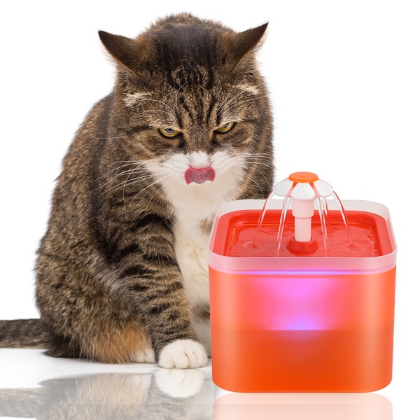 Fontanella per gatti - Clark Arancione Filtri No filtri