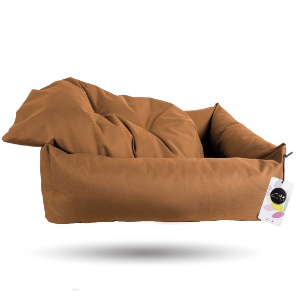CREA Bed - Cuccia per cani e gatti idrorepellente resistente ai graffi, realizzata a mano in Italia. (RUGGINE) Crea 39,90 €